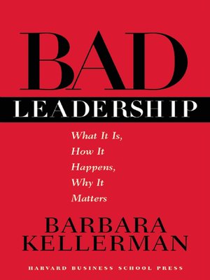 cover image of Bad Leadership